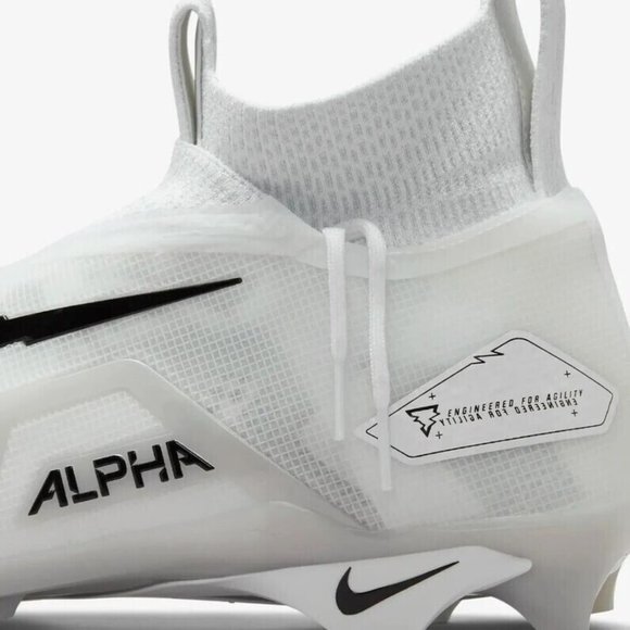 Nike  Alpha Menace Elite 3 White Pure Platinum  CT6648-109 - Picture 4 of 10